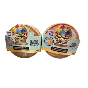 RMS Mystery Dumpling Stuffed Bun Edition Squishy Toy Lot of 2 New Sealed